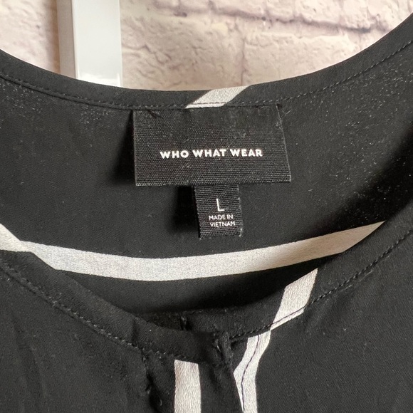 Who What Wear Striped Blouse size L - Picture 5 of 8